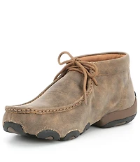 Twisted X Men's Driving Leather Moccasin Chukka Boots