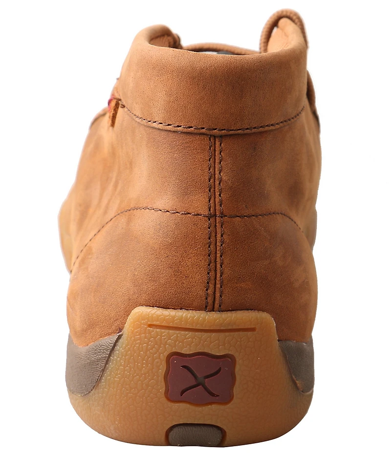 Twisted X Men's Driving Woven Leather Moccasin Chukka Boots
