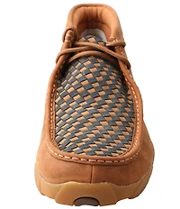 Twisted X Men's Driving Woven Leather Moccasin Chukka Boots