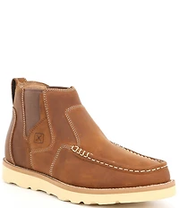 Twisted X Men's Pull-On Moc Toe Leather Boots