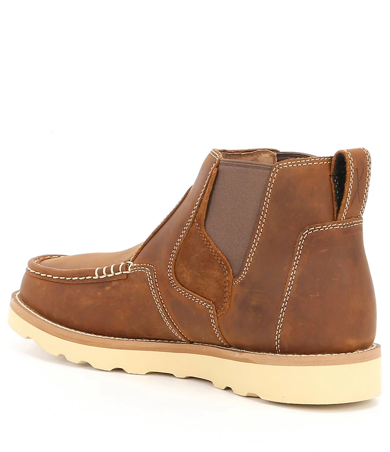 Twisted X Men's Pull-On Moc Toe Leather Boots