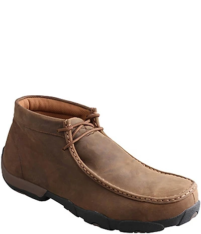 Twisted X Men's Waterproof Driving Moccasins Chukka Boots