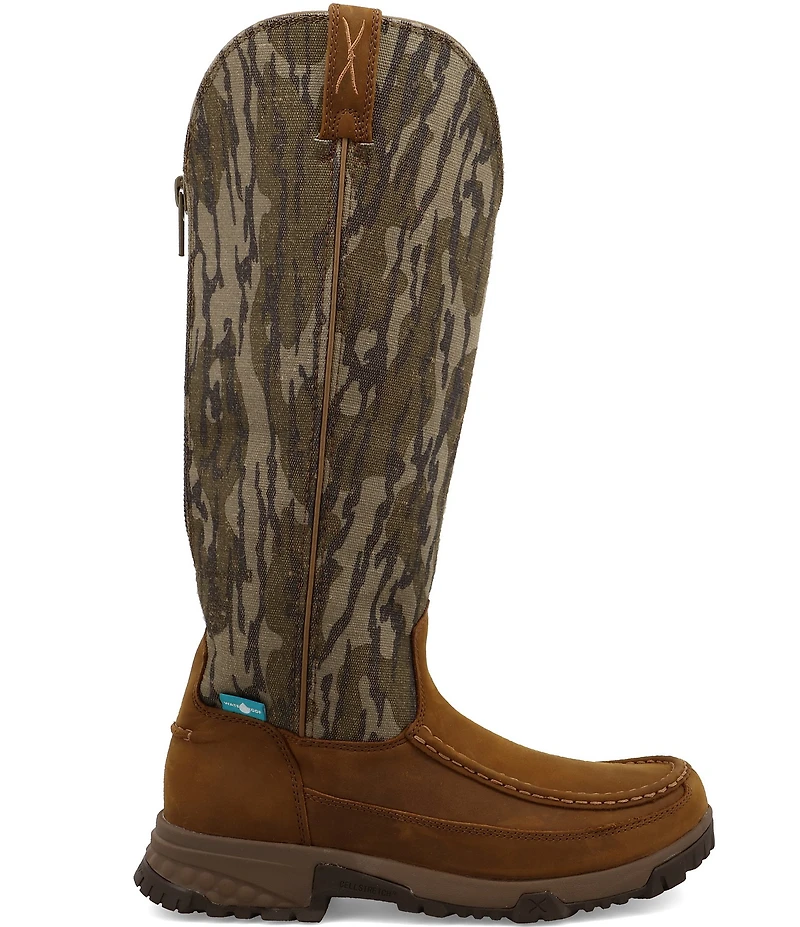 Twisted X Men's Waterproof Pull-On Mossy Oak® Snake Boots
