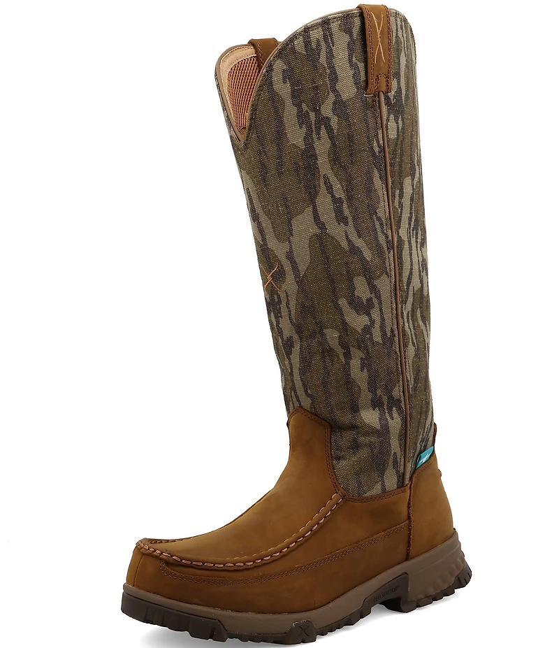 Twisted X Men's Waterproof Pull-On Mossy Oak® Snake Boots