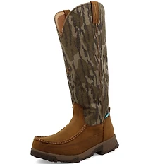 Twisted X Men's Waterproof Pull-On Mossy Oak® Snake Boots