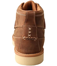 Twisted X Men's Work 4#double; Steel Toe Leather Wedge Sole Boot