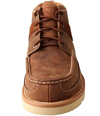 Twisted X Men's Work 4#double; Steel Toe Leather Wedge Sole Boot