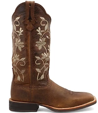 Twisted X Women's 13#double; WS Toe Ruff Stock Embroidered Western Boots
