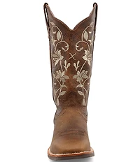 Twisted X Women's 13#double; WS Toe Ruff Stock Embroidered Western Boots