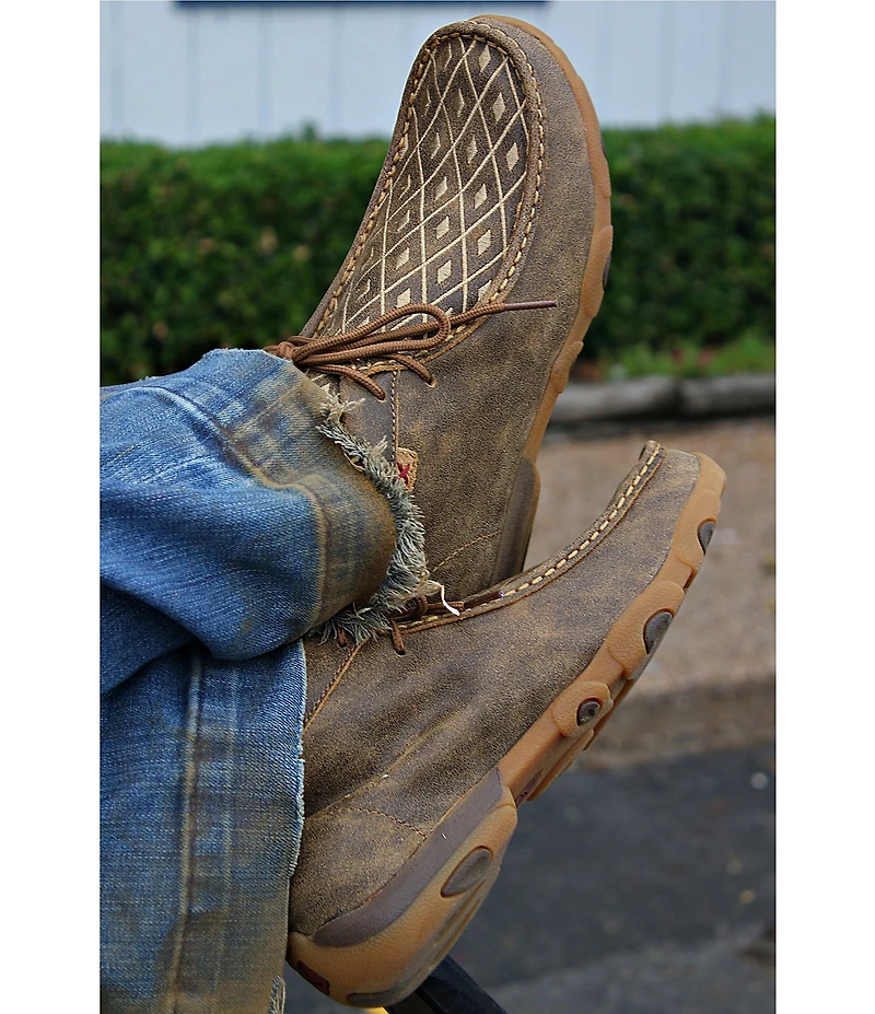 Twisted X Women's Embroidered Chukka Driving Mocs