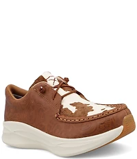Twisted X Women's Feather X Cow Print Haircalf Casual Sneakers