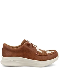 Twisted X Women's Feather X Cow Print Haircalf Casual Sneakers