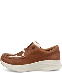 Twisted X Women's Feather X Cow Print Haircalf Casual Sneakers