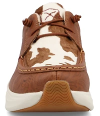 Twisted X Women's Feather X Cow Print Haircalf Casual Sneakers