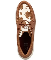 Twisted X Women's Feather X Cow Print Haircalf Casual Sneakers
