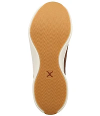 Twisted X Women's Feather X Leather Embossed Casual Sneakers