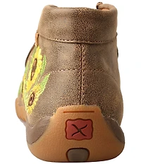 Twisted X Women's Sunflower Leather Driving Moc Toe Chukka Boots
