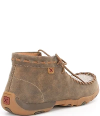 Twisted X Women's Tooled Moc Toe Driving Chukka Booties