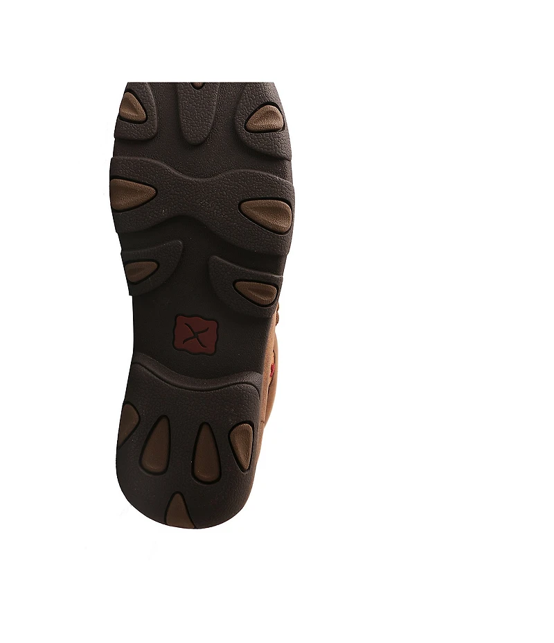 Twisted X Women's Tooled Turquoise Stud Driving Moc Toe Chukka Boots