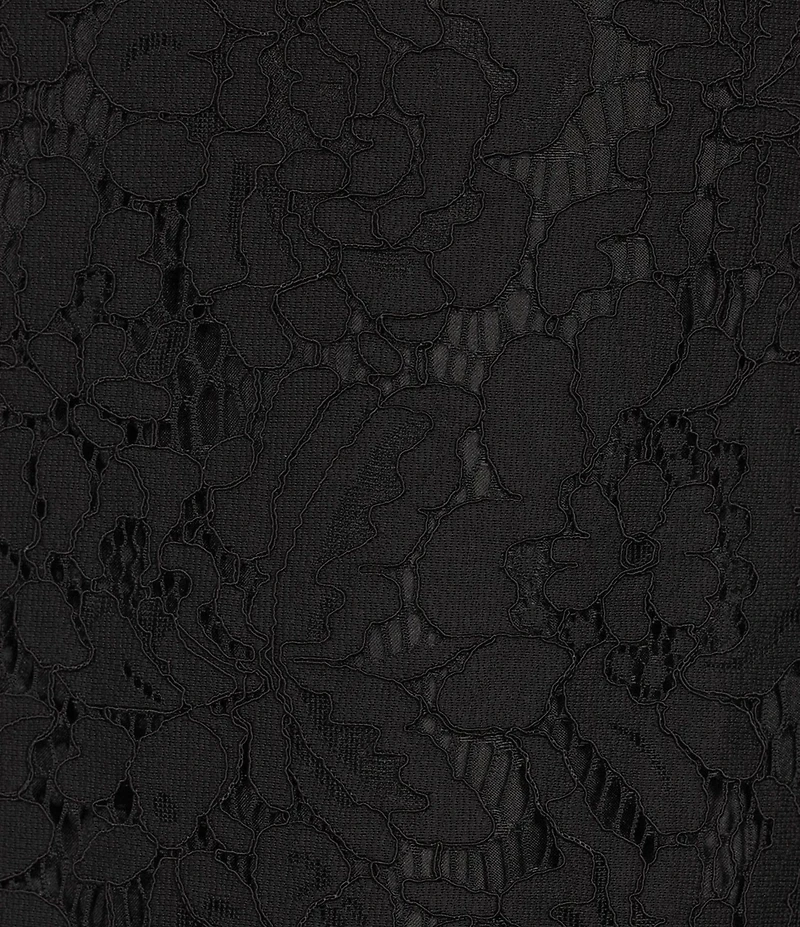 tyler boe Blair Lace Wrap Scallop Midi Skirt