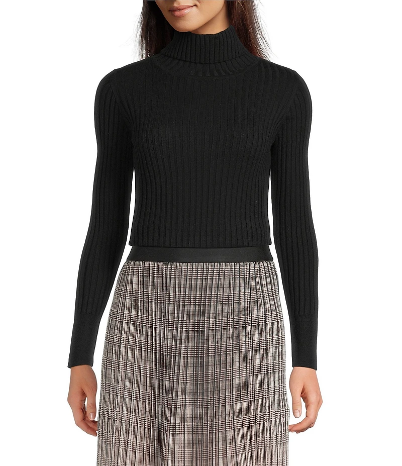 tyler boe Cotton Cashmere Knit Turtleneck Long Sleeve Sweater