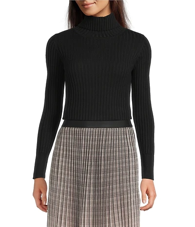 tyler boe Cotton Cashmere Knit Turtleneck Long Sleeve Sweater