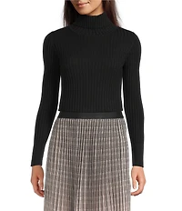 tyler boe Cotton Cashmere Knit Turtleneck Long Sleeve Sweater