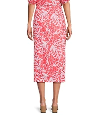 tyler boe Josephine Floral Wrap Coordinating Midi Skirt