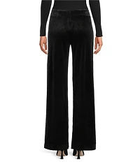 tyler boe Kathy Velvet Flat Front Straight Leg Pants