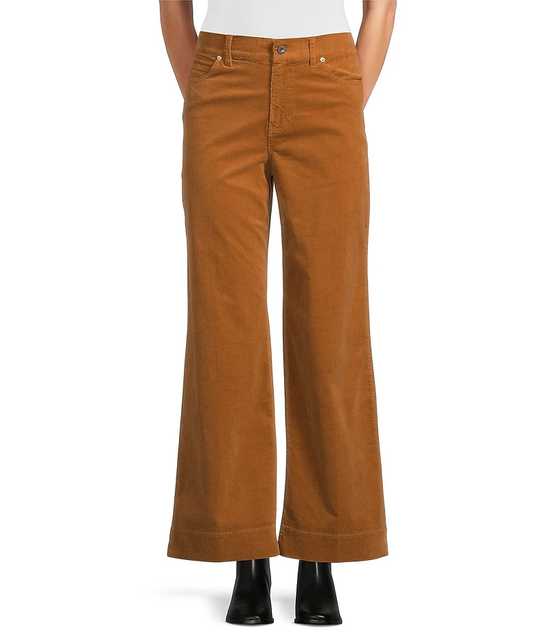 tyler boe Scottie Pinwheel Cord 5-Pocket Flare Leg Pants