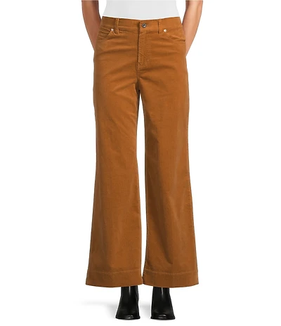 tyler boe Scottie Pinwheel Cord 5-Pocket Flare Leg Pants