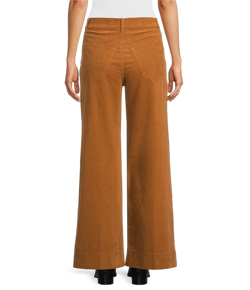 tyler boe Scottie Pinwheel Cord 5-Pocket Flare Leg Pants