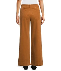 tyler boe Scottie Pinwheel Cord 5-Pocket Flare Leg Pants