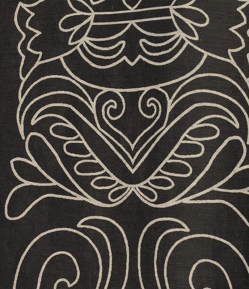 tyler boe Valentina Florentine Scroll Print A-Line Skirt