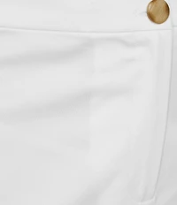 tyler boe Victoria Twill Woven Wide-Leg Ankle Pants