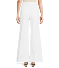 tyler boe Woven High Rise Flare Leg Jeans