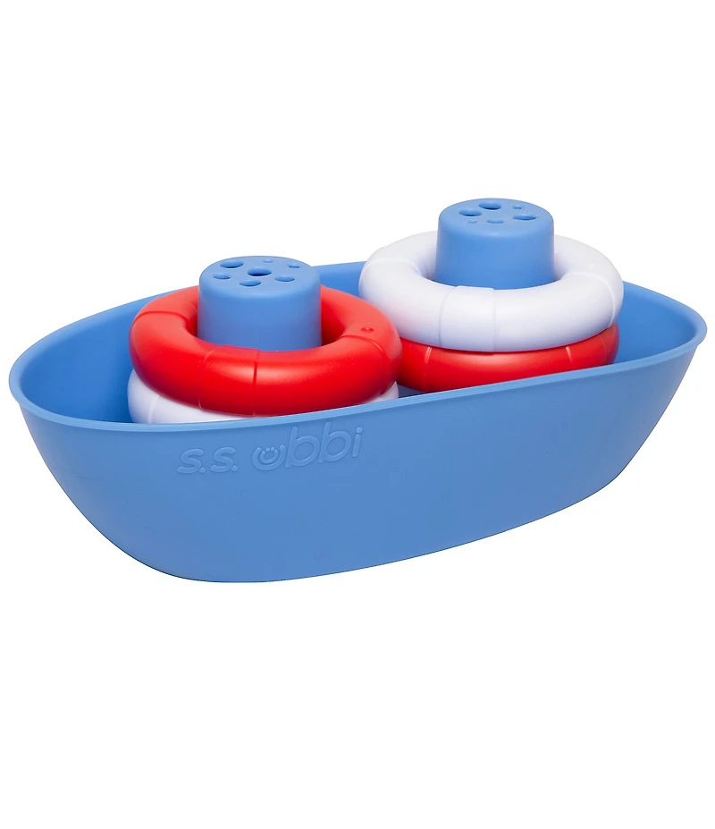 Ubbi Boat And Bouys Bath Toy