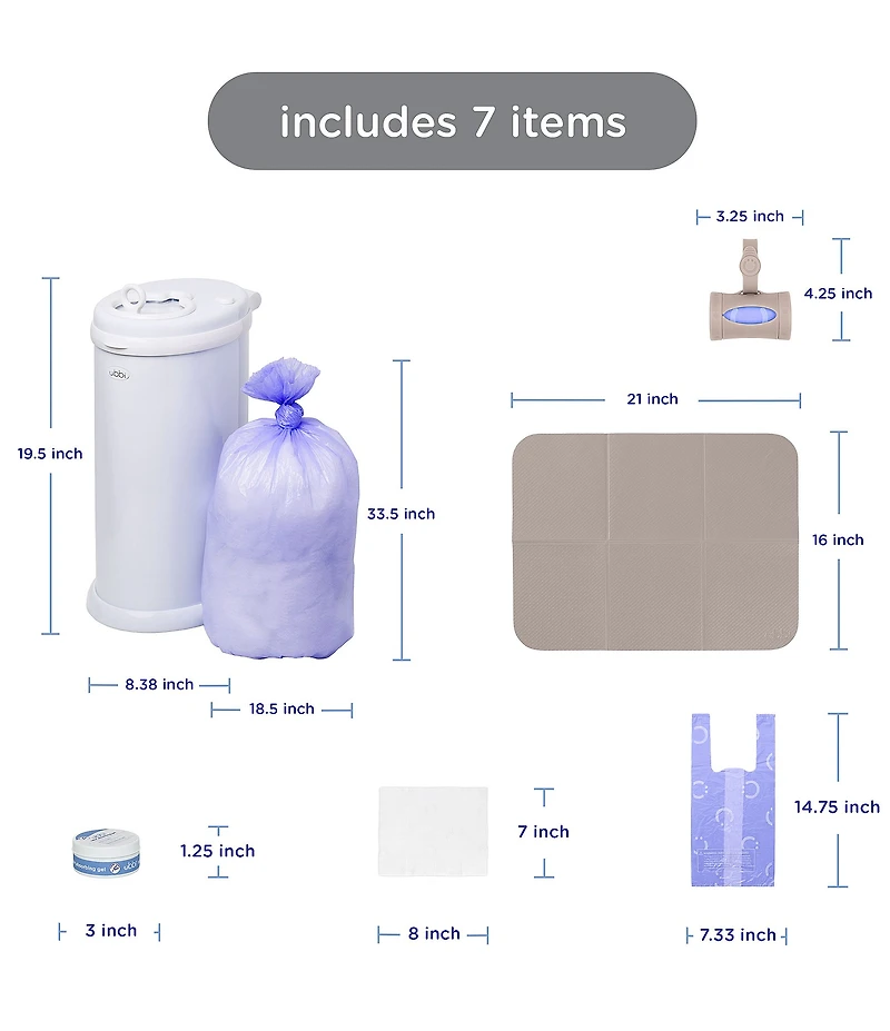 Ubbi Diaper Pail Gift Set