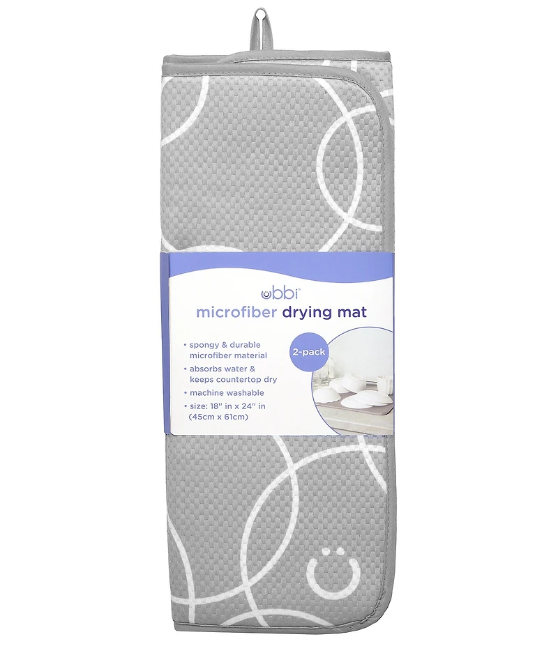 Ubbi Microfiber Drying Mat 2-Pack