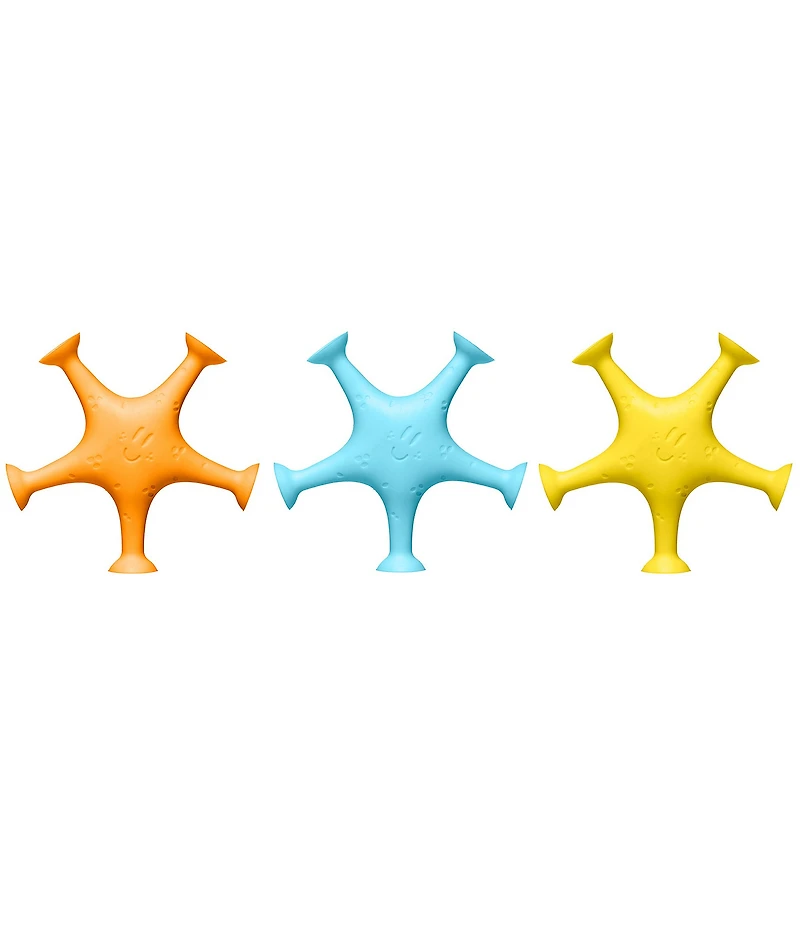 Ubbi Starfish Suction Bath Toys 3-Piece Set