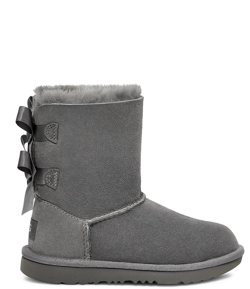 UGG Girls' Bailey Bow II Suede Water Resistant Family Matching Boots (Youth)