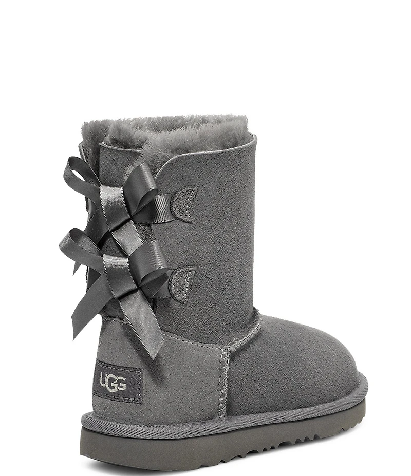 UGG Girls' Bailey Bow II Suede Water Resistant Family Matching Boots (Youth)