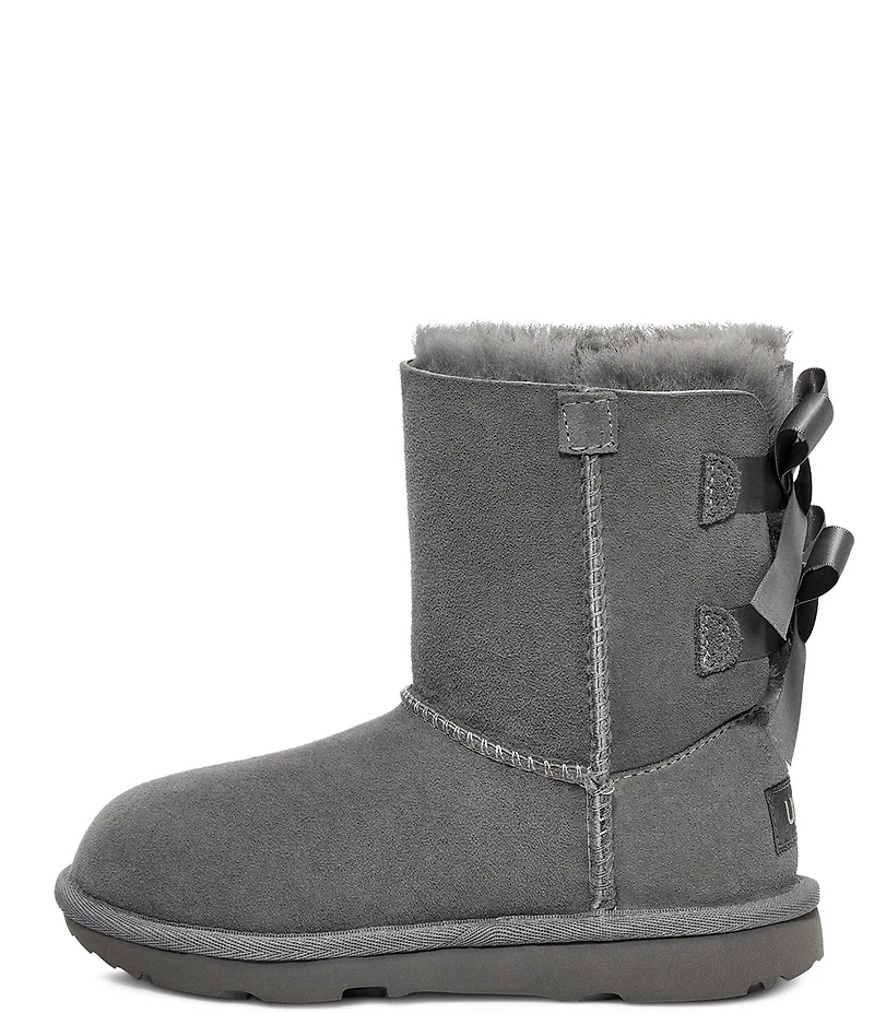UGG Girls' Bailey Bow II Suede Water Resistant Family Matching Boots (Youth)