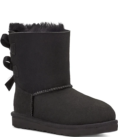 UGG Girls' Bailey Bow II Suede Water Resistant Family Matching Boots (Youth)