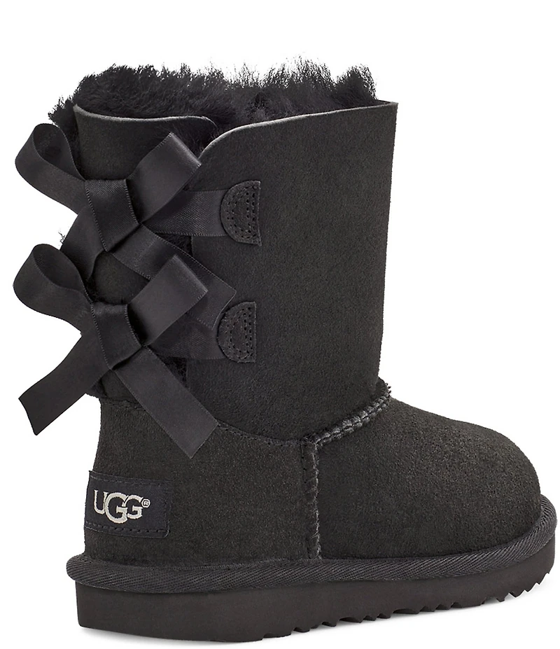 UGG Girls' Bailey Bow II Suede Water Resistant Family Matching Boots (Youth)