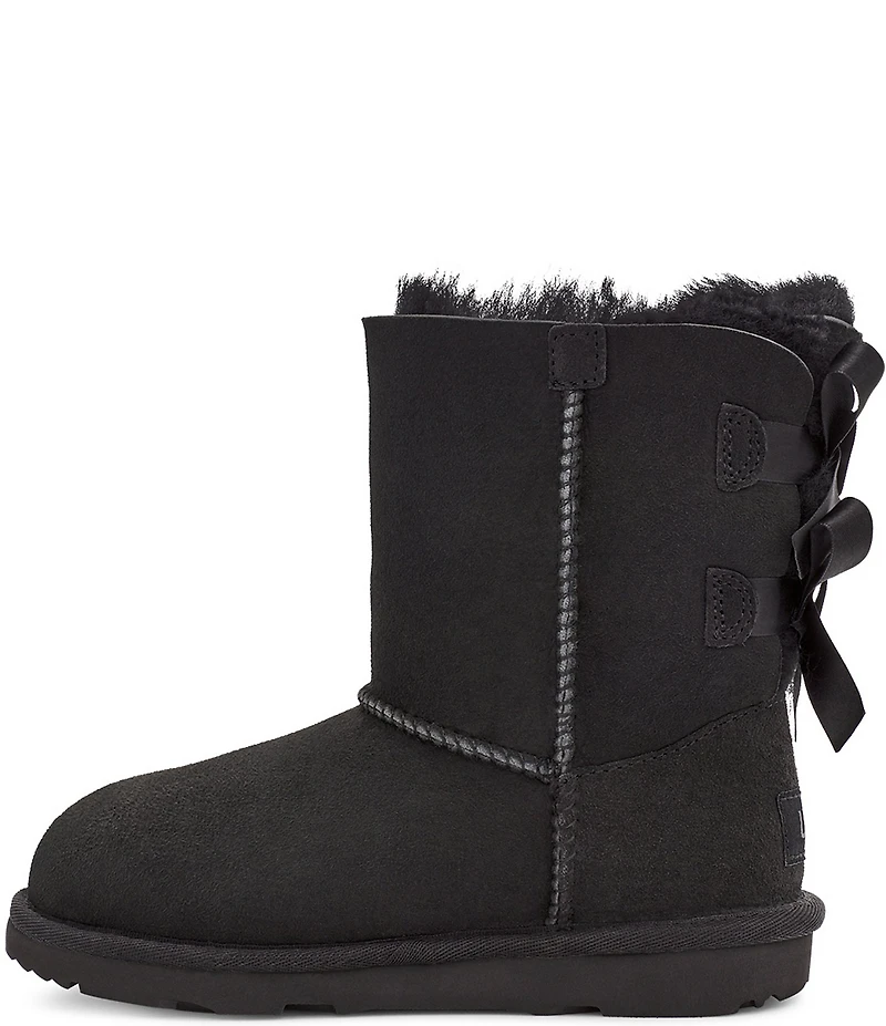 UGG Girls' Bailey Bow II Suede Water Resistant Family Matching Boots (Youth)