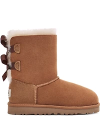 UGG Girls' Bailey Bow II Suede Water Resistant Family Matching Boots (Youth)