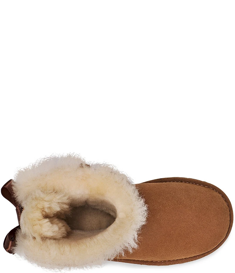 UGG Girls' Bailey Bow II Suede Water Resistant Family Matching Boots (Youth)