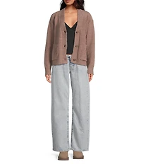 UGG Adalynne Cozy Knit Long Sleeve Button-Front Cardigan