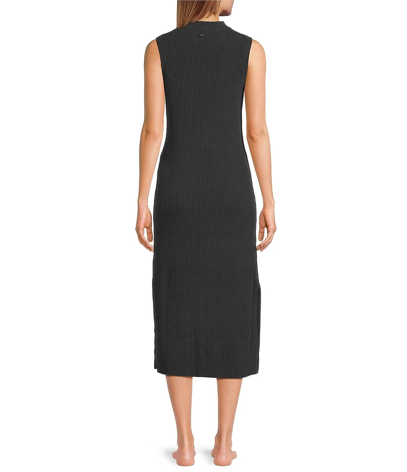 UGG Amara Cozy Knit Lite Sleeveless Mock Neck Lounge Dress